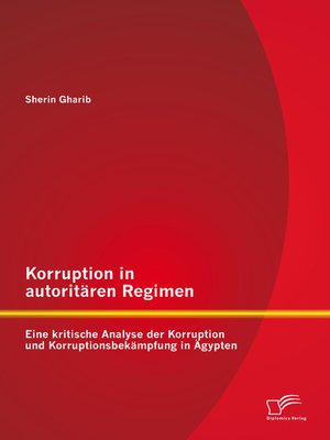 cover image of Korruption in autoritären Regimen